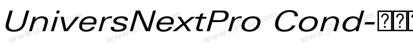 UniversNextPro Cond字体转换